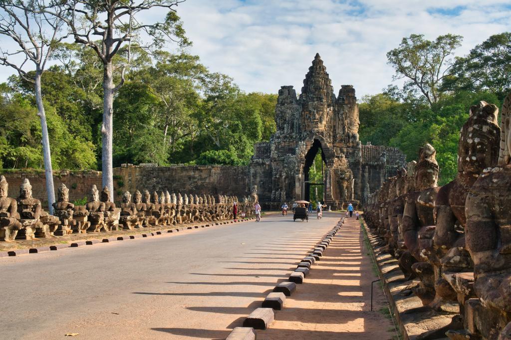 Südtor des Bayon in Kambodscha