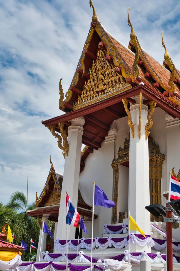 Wat Na Phra Men in Thailand