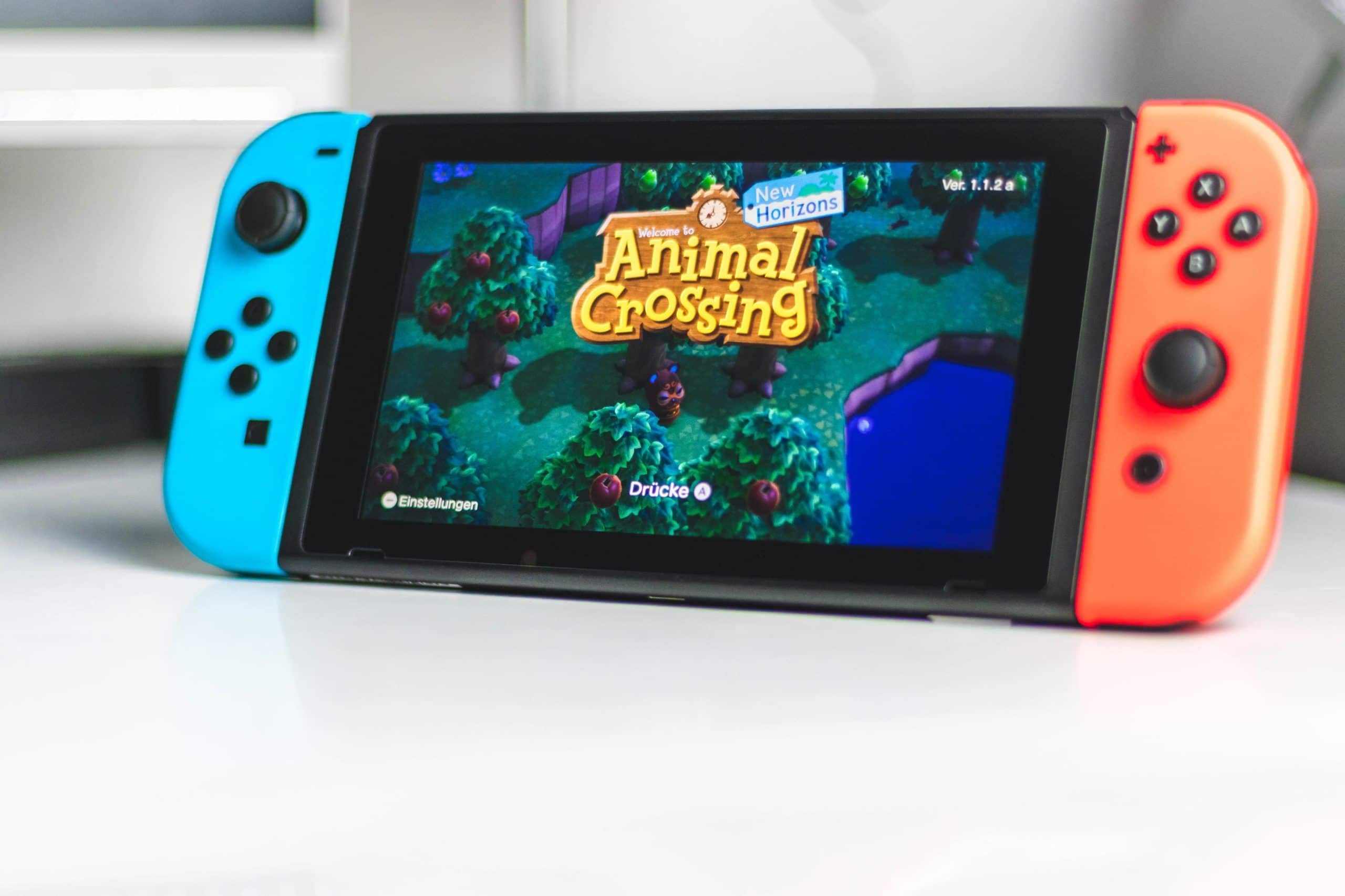 Nintendo Switch mit Animal Crossing