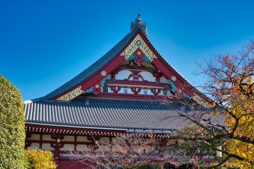 Ein Tempel in Asakusa.